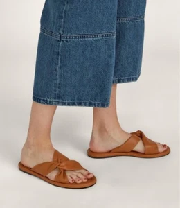 Everlane Day Twist Sandal Buttery Soft Desert Tan Leather Women's Size 7.5 NEW - Picture 1 of 9