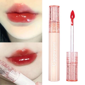 Mirror Lip Glaze Waterproof Lipstick Lip Gloss Long Lasting Makeup Moisturizing- - Picture 1 of 18
