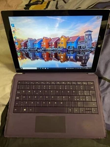 Microsoft Surface Pro 3 I5 4300u 1.9 Ghz 128gb 4gb Con Tastiera Ita Pc 1631 - Foto 1 di 4