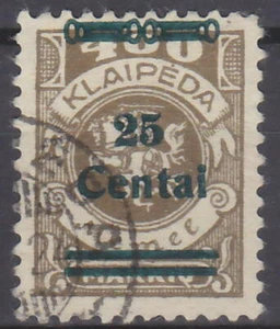 MEMEL - MEMELGEBIET 1923 Mi.: 220 - used - Picture 1 of 1