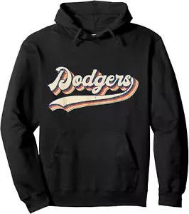Dodgers Sports Name Vintage Retro For Men Women Boy Girl Pullover Hoodie - Picture 1 of 8