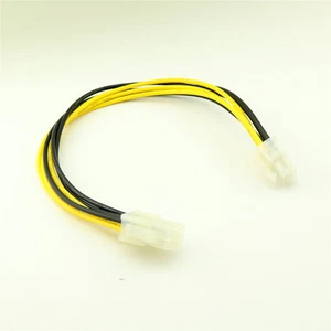 Câble d'extension d'alimentation 50 x 1 pi 6 broches 12 V mâle à femelle EPS P4 ATX processeur de carte mère - Photo 1/5