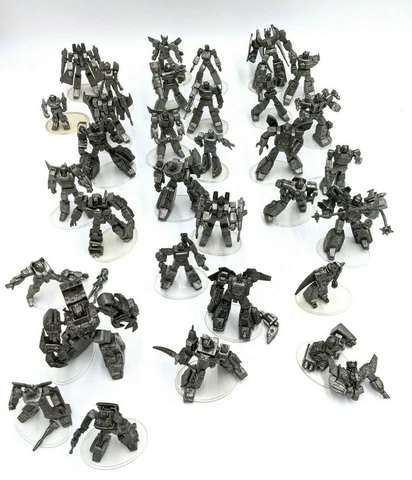 LOT of 32 TRANSFORMERS HEROES OF CYBERTRON SCF SET PVC PEWTER HOC TAKARA 2000s Cover