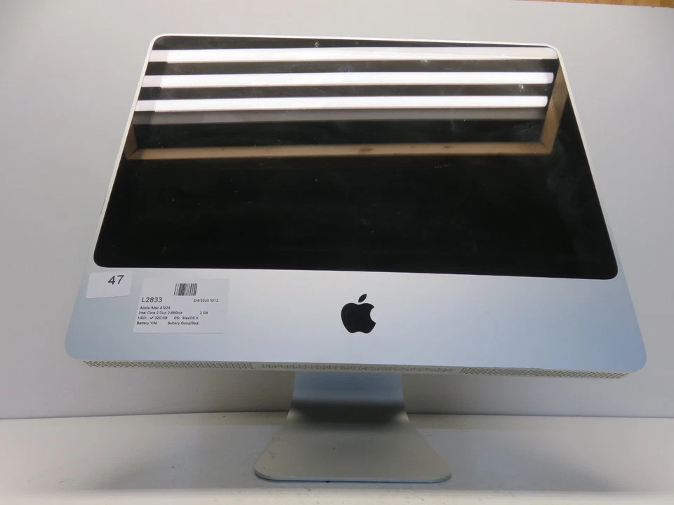 Apple iMac A1224 Intel Core 2 Duo 2.66GHz 2GB 320 GB MacOS 10.8 Nvidia GF 9400 - Imagem 1 de 4