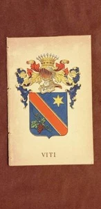 Stemma Viti Famiglia nobile Cromolitografia del 1880 Annuario della nobiltà - Imagen 1 de 1