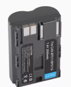 Batteria BP-511A 511 per fotocamera Canon EOS 20D 40D 50D 300D BP-512 BP-514 MV750i - Foto 1 di 4