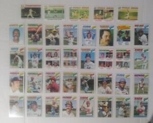 1977 Topps Minor Stars. Lot of 37. No Dupes. EX. McCovey, Rice, Parker, Perez, 