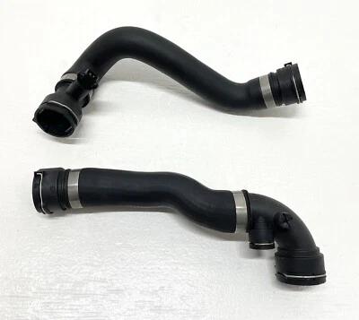 Par de mangueras de refrigerante de radiador 99-06 OEM BMW E46 325Ci 17127510952 11531436408 330i Foto 1 de 4