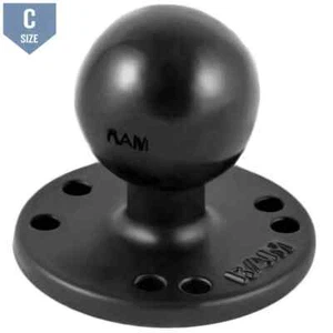 RAM Round Base with 1.5" C Ball (RAM-202U) - Picture 1 of 3