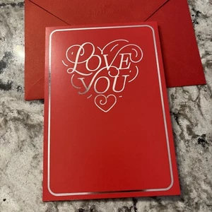 Valentine’s Day Love You Wife Husband Girl Friend 5”x7” Hallmark Greeting Card - Picture 1 of 9