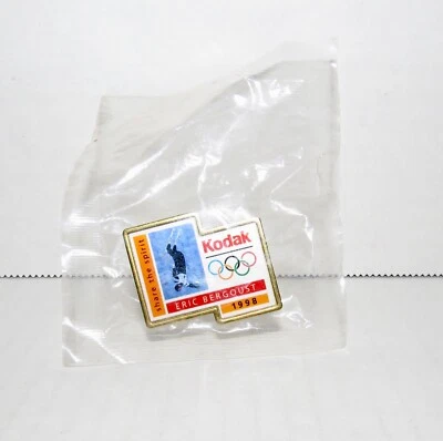 Kodak OLYMPIC Trading Pin Eric Bergoust NIP - Image 1 of 4