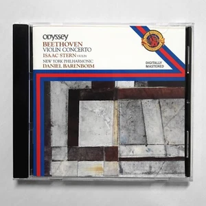 Beethoven Violin Concerto Isaac Stern Daniel Barenboim CD 1987 CBS NO IFPI DIDC - Foto 1 di 3