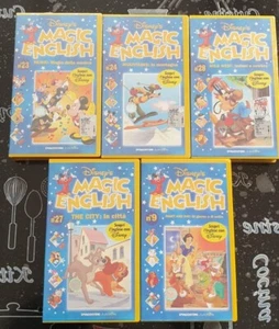 Videocassette Educazione Bambini Magic English originali - Foto 1 di 1