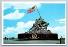 Marine Corp War Memorial Washington D.C. Vintage Unposted Postcard