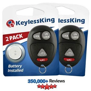 Fits 2001 2002 Oldsmobile Intrigue Keyless Entry Remote Car Key Fob L2C0007T 2x - Picture 1 of 4