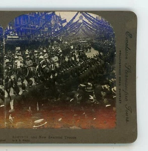 Australia & New Zealand Troops Excelsior Stereoview - Picture 1 of 4