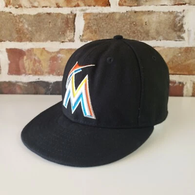 New Era 59Fifty MLB Cap Florida Marlins On Field Fitted Home Hat 2018 - Image 1 of 4