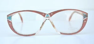 Occhiali da vista vintage Cazal - NOS - mod. 313 -Col. 632 -Oro, Rosa, Marmo Blu, Pietre - Foto 1 di 3