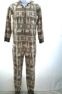 Youth/Kid One Piece by Old Navy Size 10/12 Brown and White - Picture 1 of 18