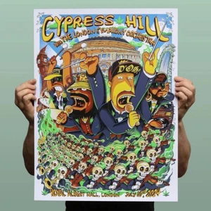 Póster Cypress Hill London Symphony Orchestra Londres 10 de julio de 2024 - Imagen 1 de 8