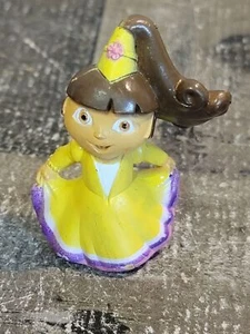 Viacom 2006 Dora explorer at yellow princess dress toy figure - Picture 1 of 5