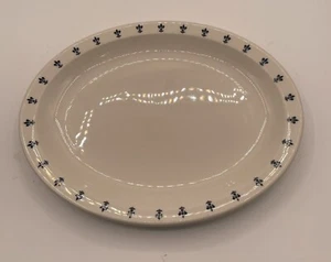 Homer Laughlin Serving Platter Fleur De Lis - Picture 1 of 6