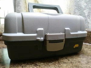 PLANO 6102 Fishing Tackle Box One Tray, Green-Made in the USA Plano,IL. - Picture 1 of 12