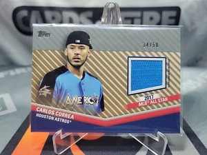 2020 Topps Update All Star Stitches  Carlos Correa Astros /50 - Picture 1 of 4