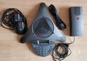 Polycom Sound Station VTX1000 2201-07142-001 + Charger 2201-07156-002 + Micropho - Photo 1/5
