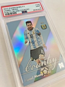 2017 PANINI NOBILITY FOR CLUB & COUNTRY #10B LIONEL MESSI PSA 9 - Picture 1 of 24