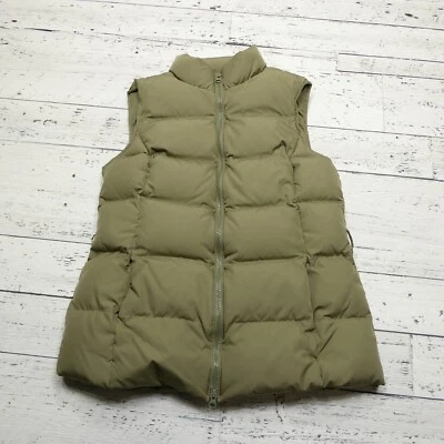 Chaleco Gap Puffer Mujer Medio Verde Oliva Plumón Relleno Nuptse Chaqueta DE COLECCIÓN Foto 1 de 4