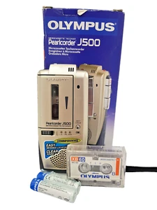 Olympus J500 Pearlcorder MicroCassette Diktiergerät Diktiergerät Diktier Micro - Bild 1 von 24