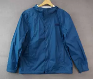 Men’s The North Face Dryvent Waterproof Hooded Rain Jacket Size XL Blue - Picture 1 of 7