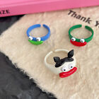 Cartoon Funny Big Mouth Ring For Women Girls Open Colorful Design Personality S1