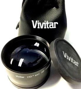 Vivitar Pro HD4 Optics 2.2x Telephoto Lens For JVC GZ-EX555 GZ-EX515 GZ-E505 - Picture 1 of 4