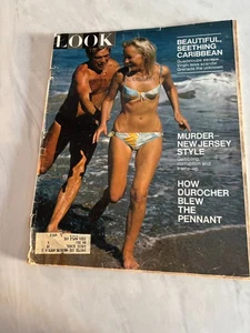 Leo Durocher HOF Cubs mgr Vintage 3.10.70 Full Look Magazin - Durocher Autogramm - Bild 1 von 12