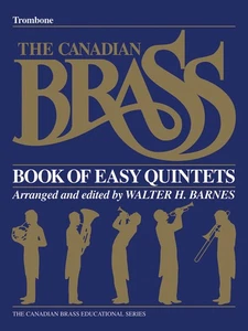 Canadian Brass Book of Easy Quintets Trombone Part Classical Jazz Sheet Music - Picture 1 of 1