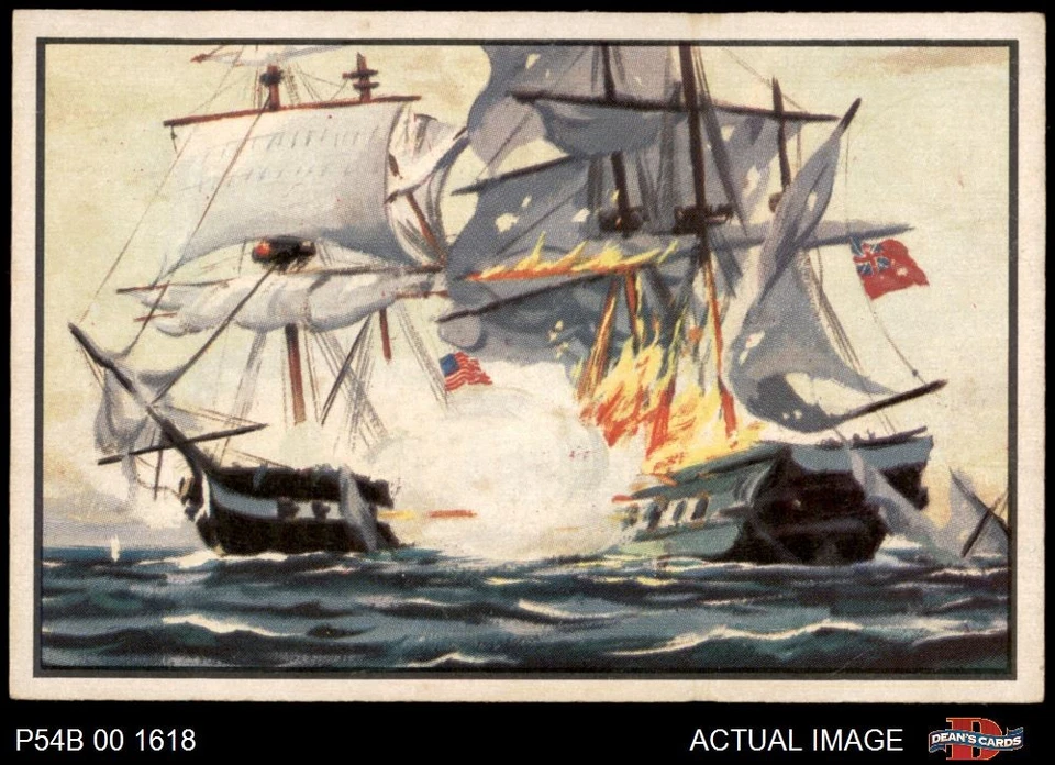 1954 Bowman U.S. Navy Victories #44 Naval Battle on Lake Champlain 5.5 - EX+ - Image 1 of 1