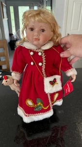 Muñeca de porcelana Ashley Cooper Home for the Holidays edición limitada Alecia en caja - Imagen 1 de 14