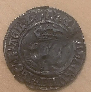 1509-1547 Heinrich VIII Silber Halbgrütte Großbritannien - Bild 1 von 2