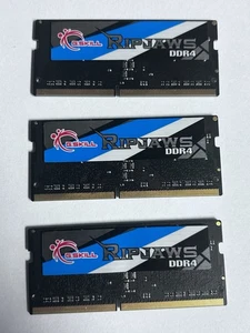 G.Skill 24GB 3 x 8GB 2133MHz DDR4 SO-DIMM Laptop Memory Upgrade Kit CL15 Ripjaws - Picture 1 of 2