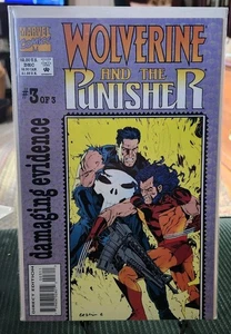WOLVERINE AND THE PUNISHER DAMAGING EVIDENCE #3 (MARVEL COMICS 1993) NM  - Picture 1 of 1