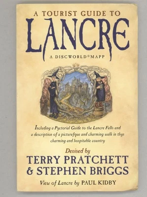 Terry Pratchett / Tourist Guide to Lancre A Discworld Mapp Signed 1st ed 1998 - Image 1 of 2