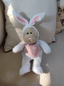Starbucks 2003 26th Edition Spring Easter Bunny Bearista White with Pink - Bild 1 von 7