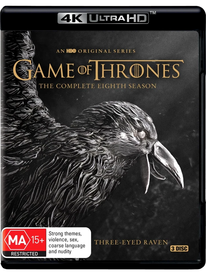 Game Of Thrones: Season 8 (4K UHD Blu-Ray, 3 Discs) NEW & SEALED - Image 1 of 1