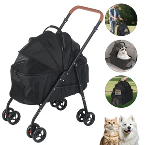 Hundewagen Hundebuggy klappbar für Hunde & Katzen bis 25 kg Katzenbuggy Leichte - Bild 1 von 14