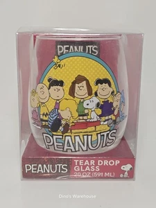 Snoopy Peanuts Gang Träne Tropfen 20 Unzen stielloses Weinglas Neu - Bild 1 von 6