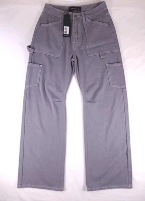Lioness Women's Size 4 Small Miami Vice Cargo Pants Slate Wide Leg 100% Cotton - Image 1 of 4