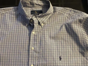Ralph Lauren Shirt Mens 2XL Tall Classic Fit Plaid Long Sleeve Button Down - Picture 1 of 6