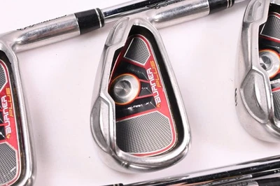 Taylormade Burner Plus Irons / 4-PW+SW / Regular Flex Taylormade 85 Shafts - Image 1 of 4